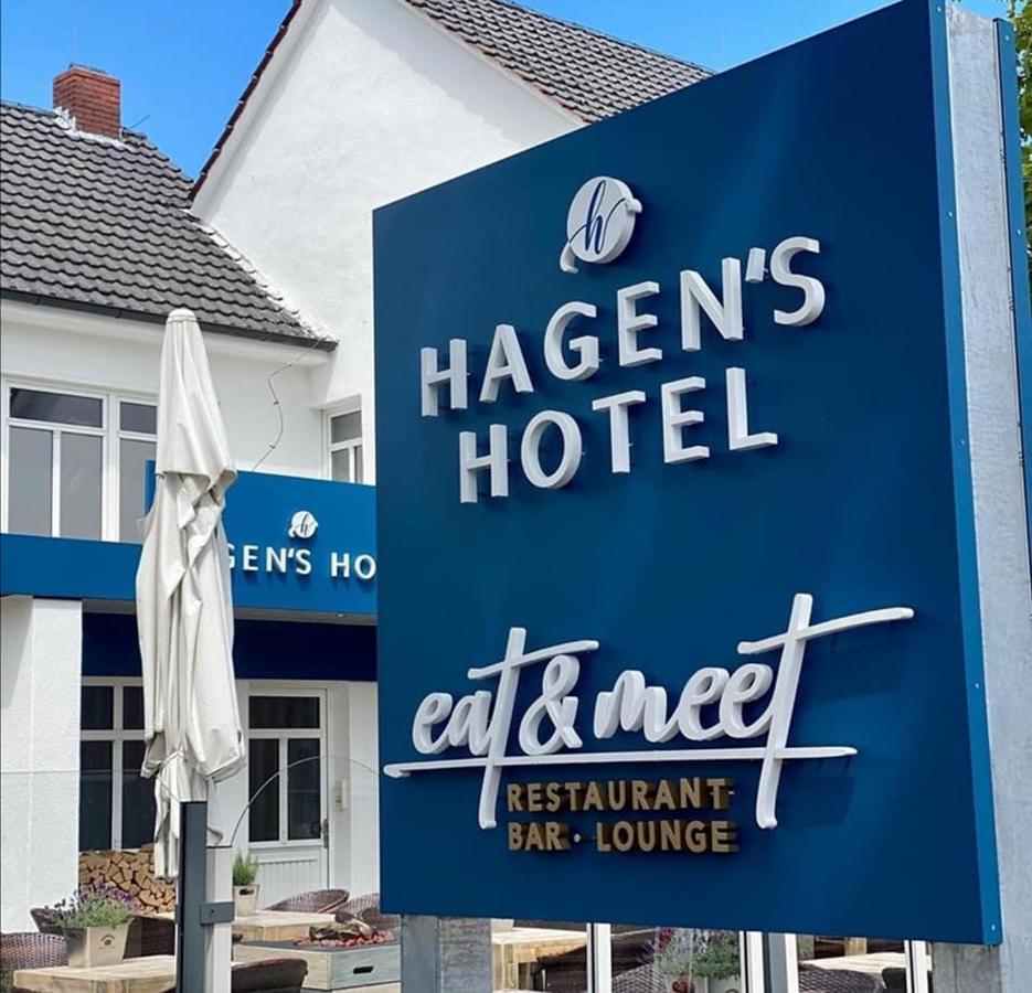Hagen'S Hotel "Eat & Meet" Restaurant Bar Lounge 哈伦 外观 照片